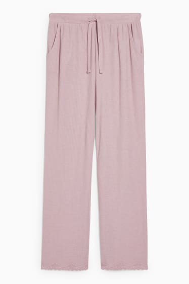 Femmes - Bas de pyjama - rose foncé