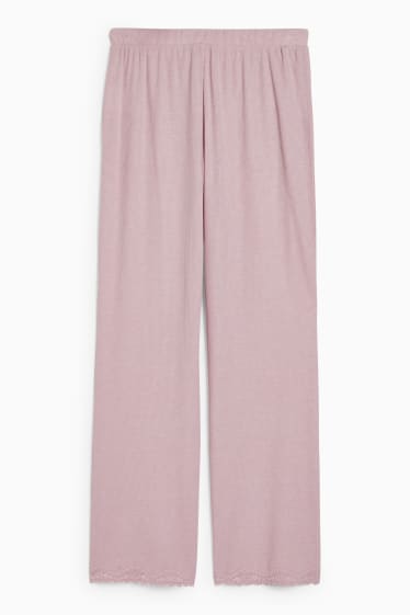 Mujer - Pantalón de pijama - rosa oscuro