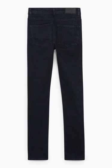 Dámské - Slim jeans - mid waist - tvarující džíny - LYCRA® - džíny - tmavomodré