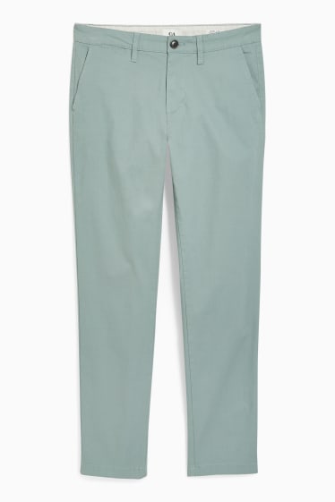 Uomo - Pantaloni chino - slim fit - LYCRA® - verde menta