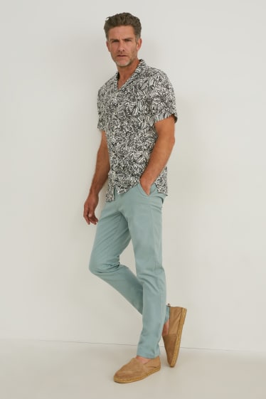 Heren - Chino - slim fit - LYCRA® - mintgroen