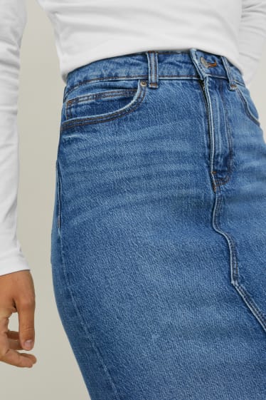 Damen - Jeansrock - jeansblau