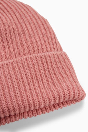 Children - Knitted hat - rose