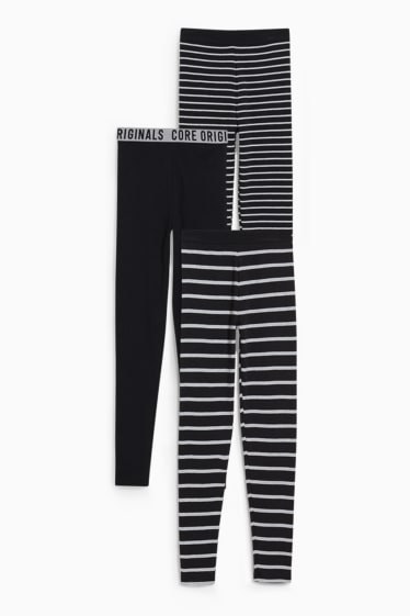 Kinder Buben - Multipack 3er - Lange Unterhose - schwarz