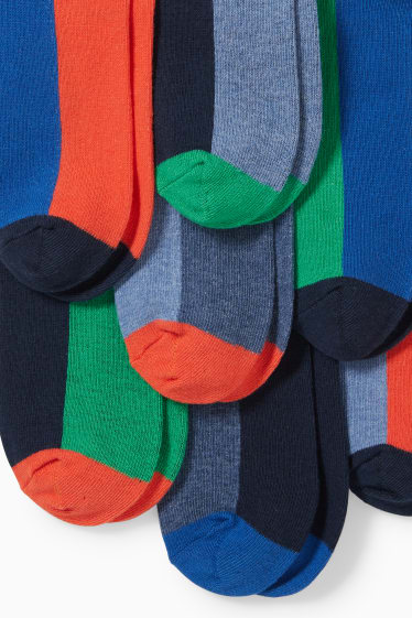 Children - Multipack of 7 - socks - blue / dark blue