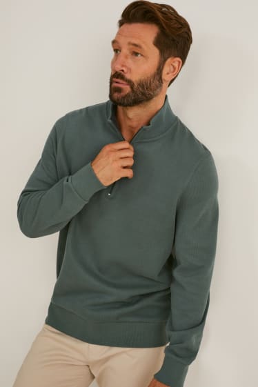 Heren - Sweatshirt - groen