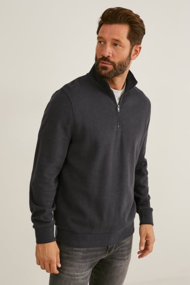 Men - Sweatshirt - anthracite