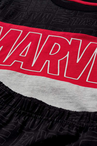 Dětské - Marvel - pyžamo - 2dílné - černá/šedá