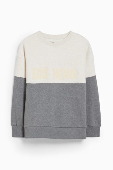 Unisexe - Sweat - neutre en genre - gris clair chiné