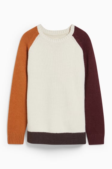 Kinder Jungen - Pullover - genderneutral - cremefarben