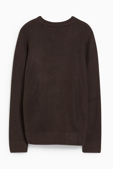 Enfants - Pullover - genderneutral - marron foncé