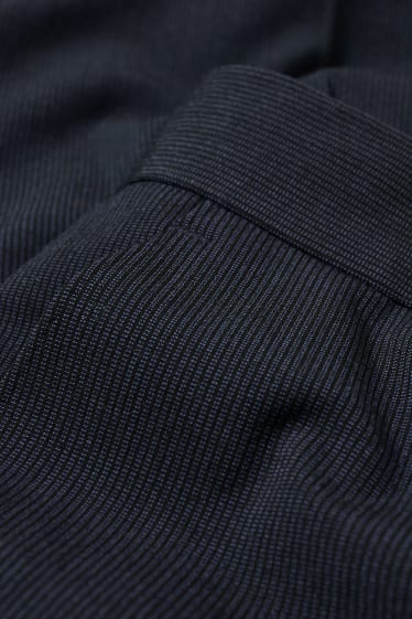 Pánské - Oblekové kalhoty - regular fit - LYCRA® - Mix & Match - tmavomodrá
