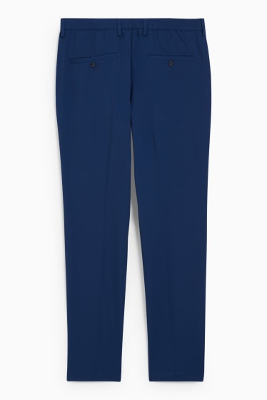 Pánské - Oblekové kalhoty - slim fit - Flex - LYCRA® - modrá