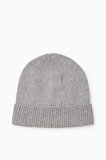 Home - Gorra de punt - gris jaspiat