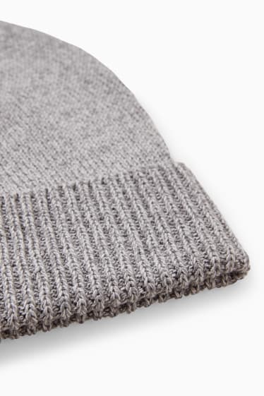 Home - Gorra de punt - gris jaspiat