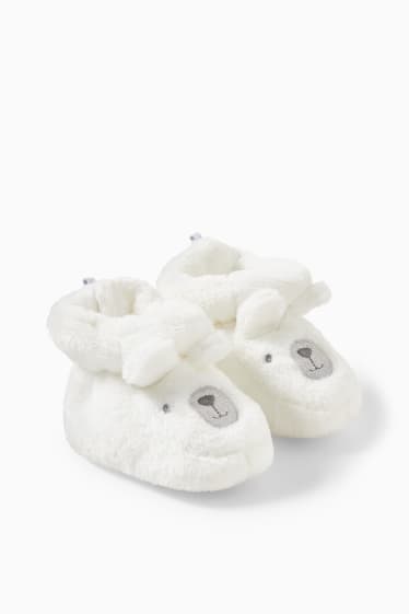 Babies - Baby booties - white