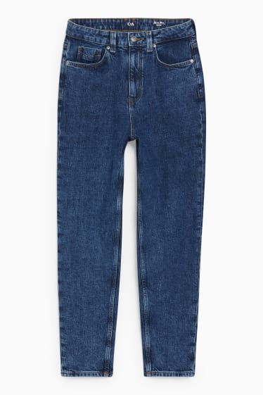 Femmes - Mom jean - high-waist - LYCRA® - jean bleu