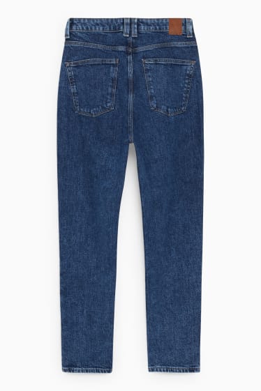Kobiety - Mom Jeans - wysoki stan - LYCRA® - dżins-niebieski