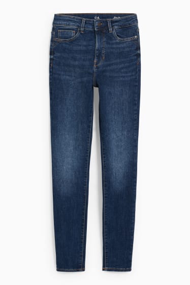 Dames - Skinny jeans - high waist - LYCRA® - jeansblauw