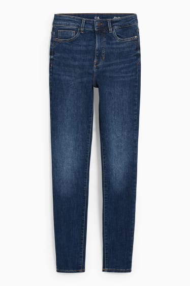 Kobiety - Skinny jeans - wysoki stan - LYCRA® - dżins-niebieski