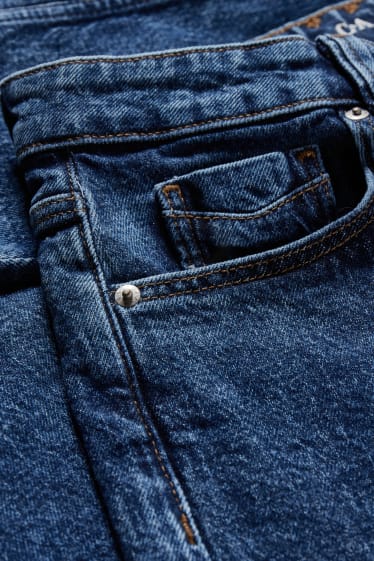 Damen - Mom Jeans - High Waist - LYCRA®  - jeansblau