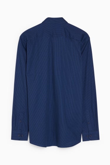 Herren - Businesshemd - Regular Fit - Kent - bügelleicht - dunkelblau