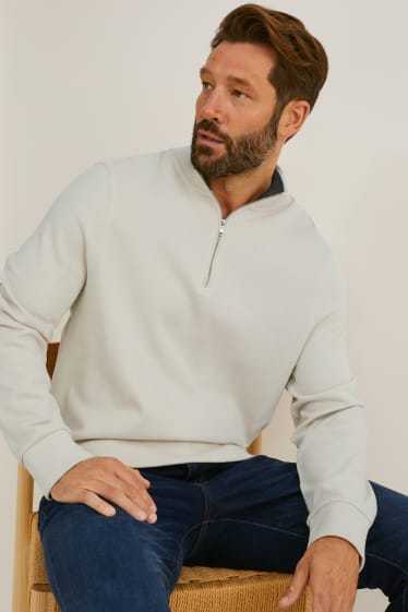 Men - Sweatshirt - creme