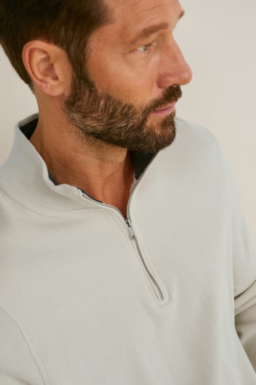 Men - Sweatshirt - creme