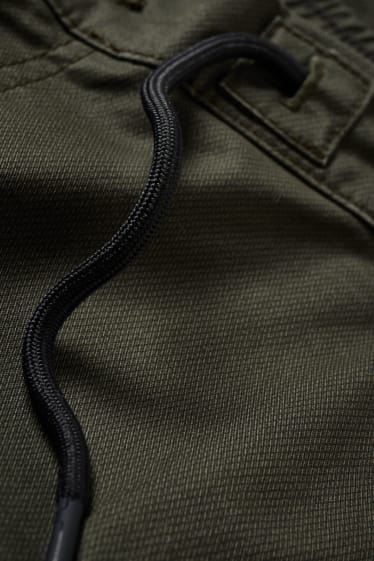 Uomo - Pantaloni cargo - tapered fit - LYCRA® - verde scuro
