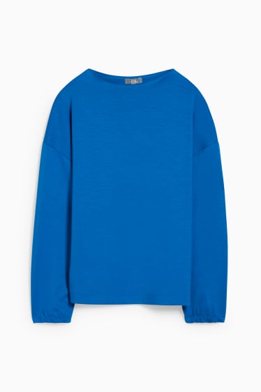 Dames - Longsleeve - blauw