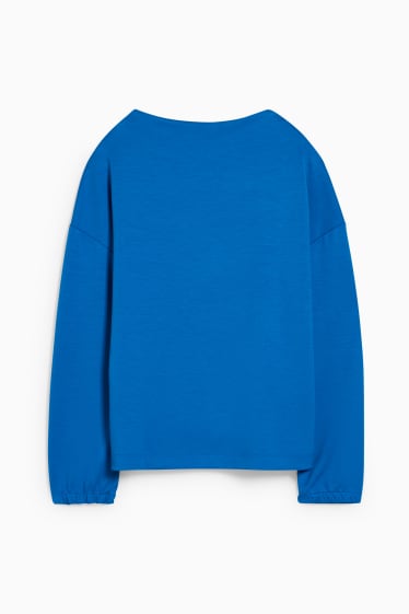 Donna - Maglia a maniche lunghe - blu