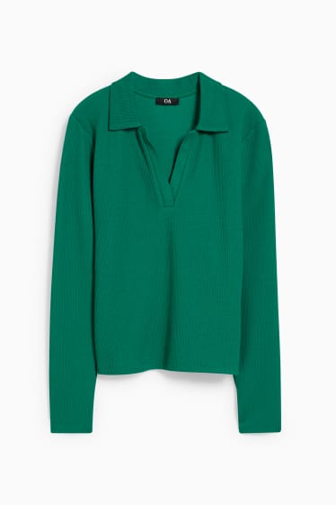 Women - Polo shirt - green