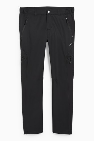 Men - Cargo trousers  - black