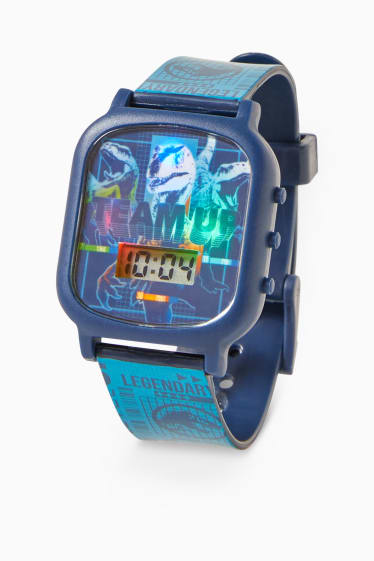 Kinderen - Jurassic World - horloge - donkerblauw