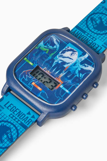Kinderen - Jurassic World - horloge - donkerblauw