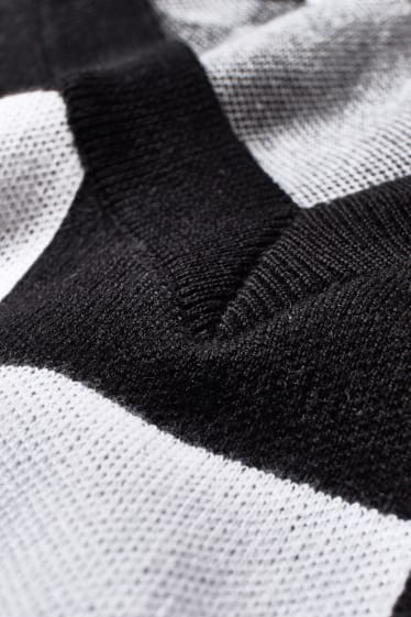 Teens & young adults - CLOCKHOUSE - slipover - check - black / white