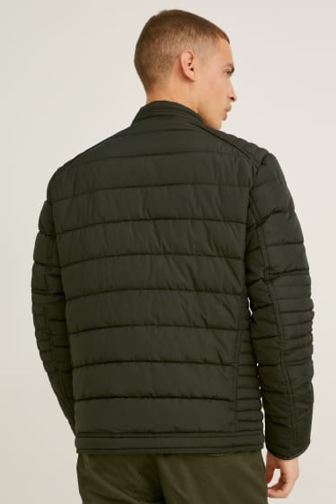 Men - Quilted jacket - dark green