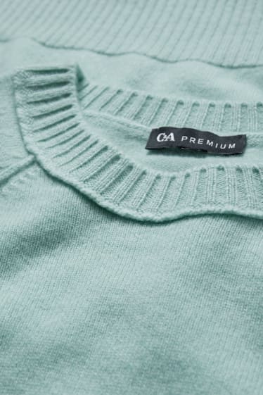 Damen - Kaschmir-Pullover - mintgrün