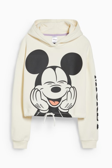Kinderen - Mickey Mouse - hoodie - crèmekleurig
