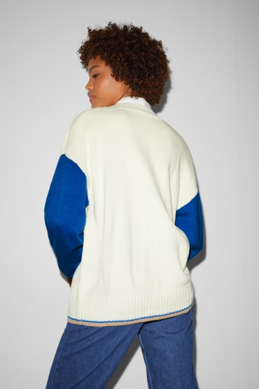Femmes - CLOCKHOUSE - gilet en maille - blanc crème