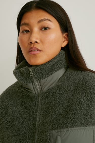 Women - Parka - recycled - dark green
