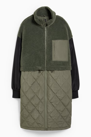 Women - Parka - recycled - dark green
