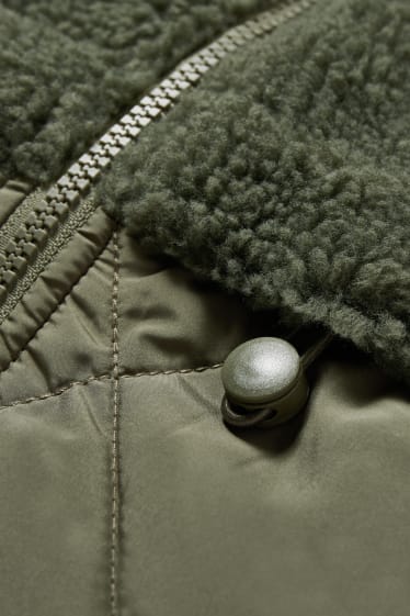 Women - Parka - recycled - dark green
