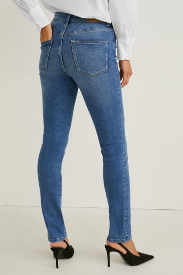 Donna - Slim jeans - vita alta - jeans blu