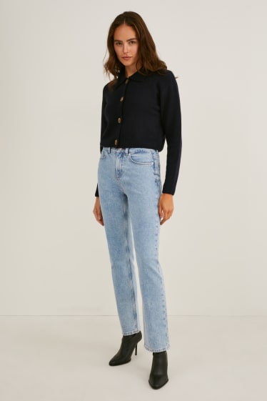 Donna - Straight jeans - vita alta - LYCRA® - jeans azzurro