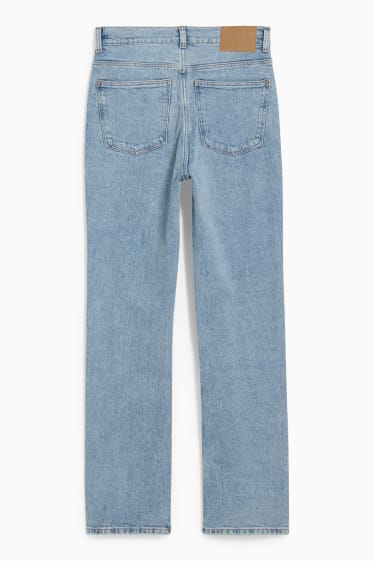 Damen - Straight Jeans - High Waist - LYCRA® - helljeansblau