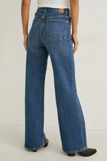 Mujer - Loose fit jeans - high waist - LYCRA® - vaqueros - azul claro