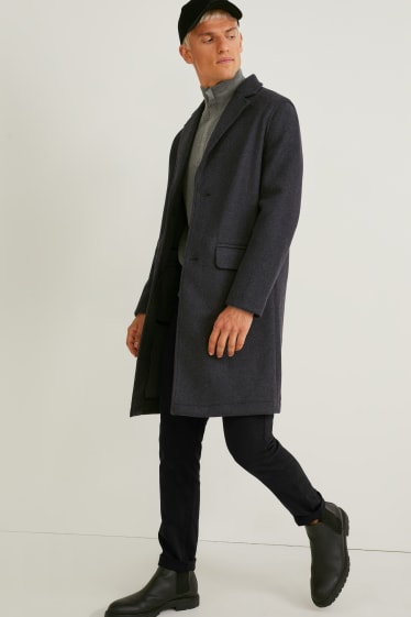 Uomo - Cappotto - grigio melange