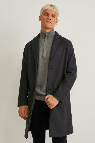 Uomo - Cappotto - grigio melange