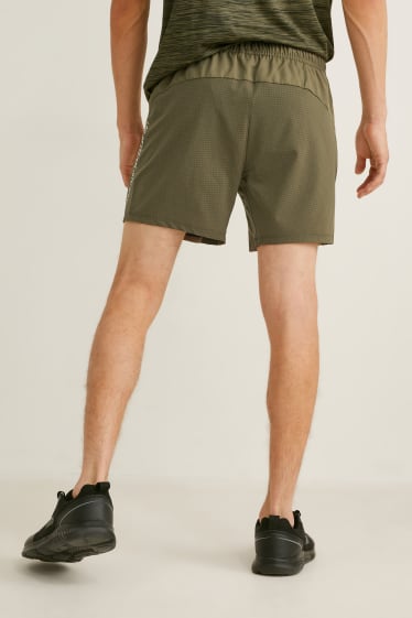 Bărbați - Pantaloni scurți funcționali  - verde închis